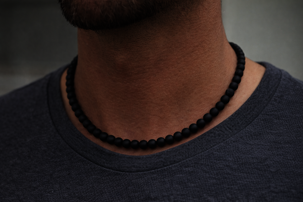 Pánský korálkový řetízek 50-60cm